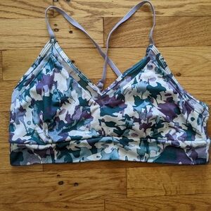 JoyLab Lavender and Green Sports Bra